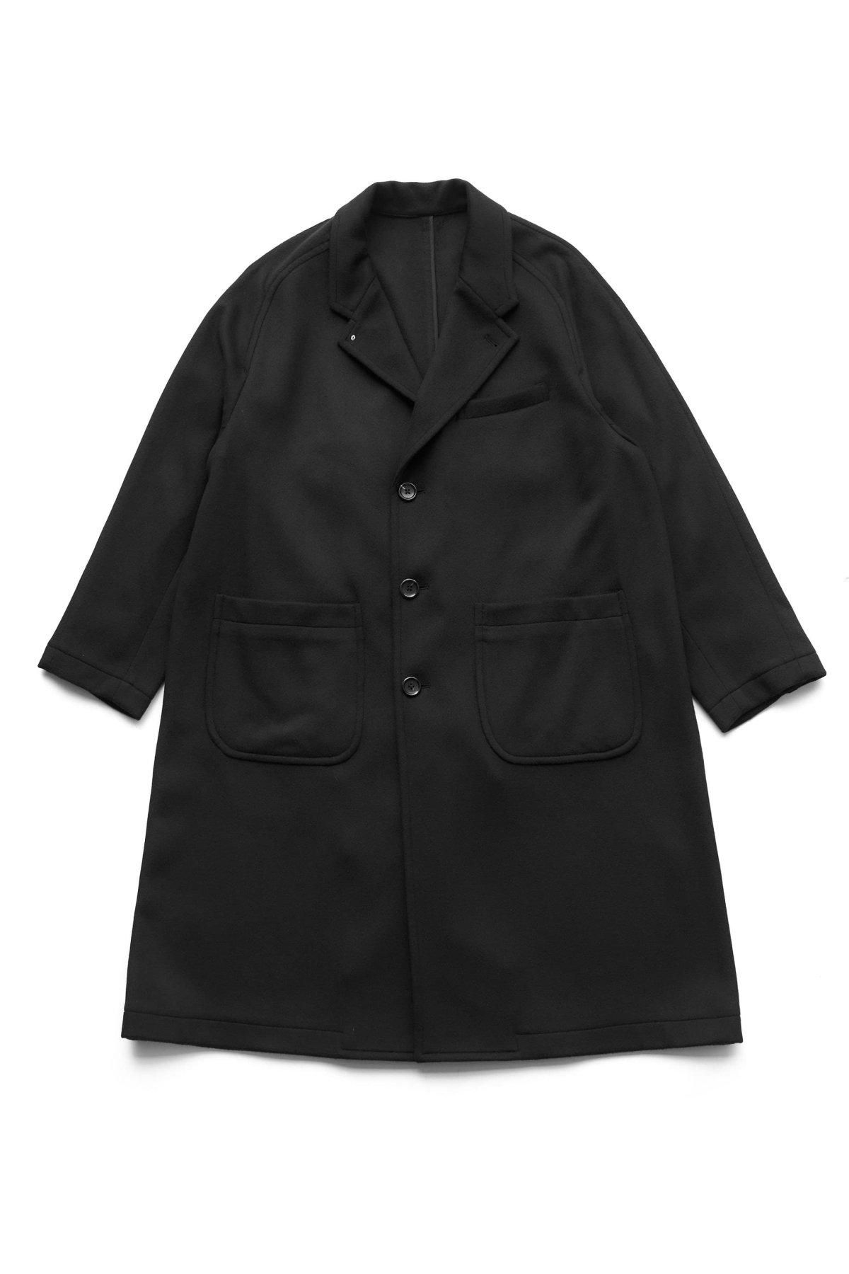 Porter Classic - CASHMERE CHESTERFIELD COAT W/PLATINUM CHARM Porter Classic - CASHMERE CHESTERFIELD COAT W/PLATINUM CHARM