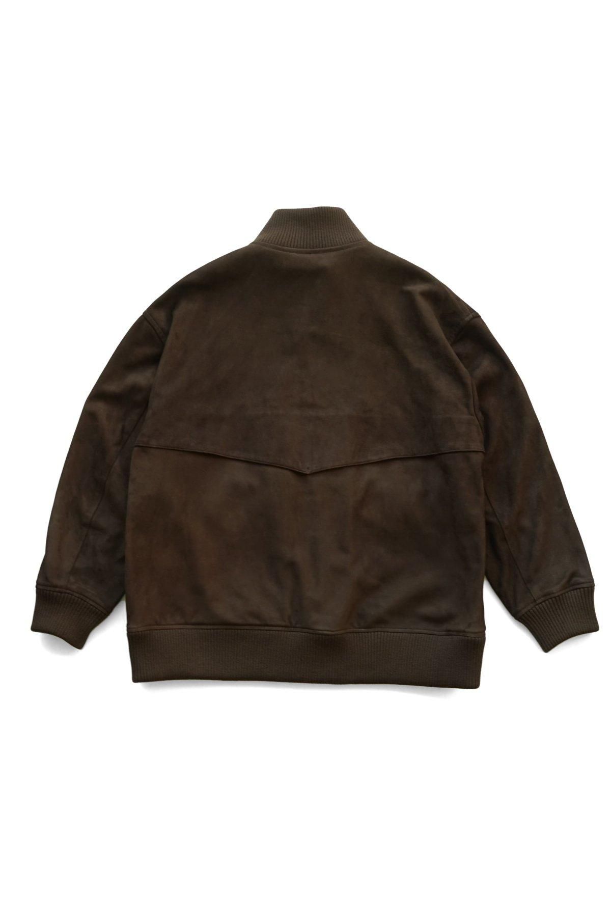 Porter Classic - LEATHER SUEDE BLOUSON(ENTREFINO) - BLACK Porter Classic - LEATHER SUEDE BLOUSON(ENTREFINO) - BLACK