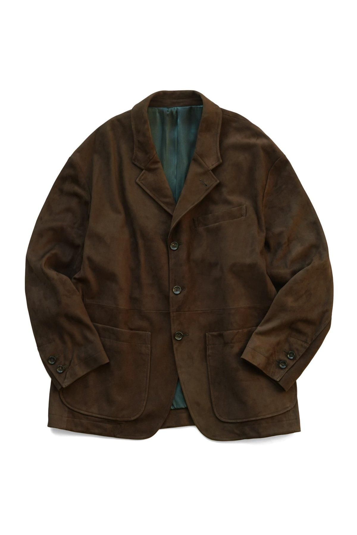 Porter Classic - LEATHER SUEDE JACKET(ENTREFINO) - BROWN Porter Classic - LEATHER SUEDE JACKET(ENTREFINO) - BROWN