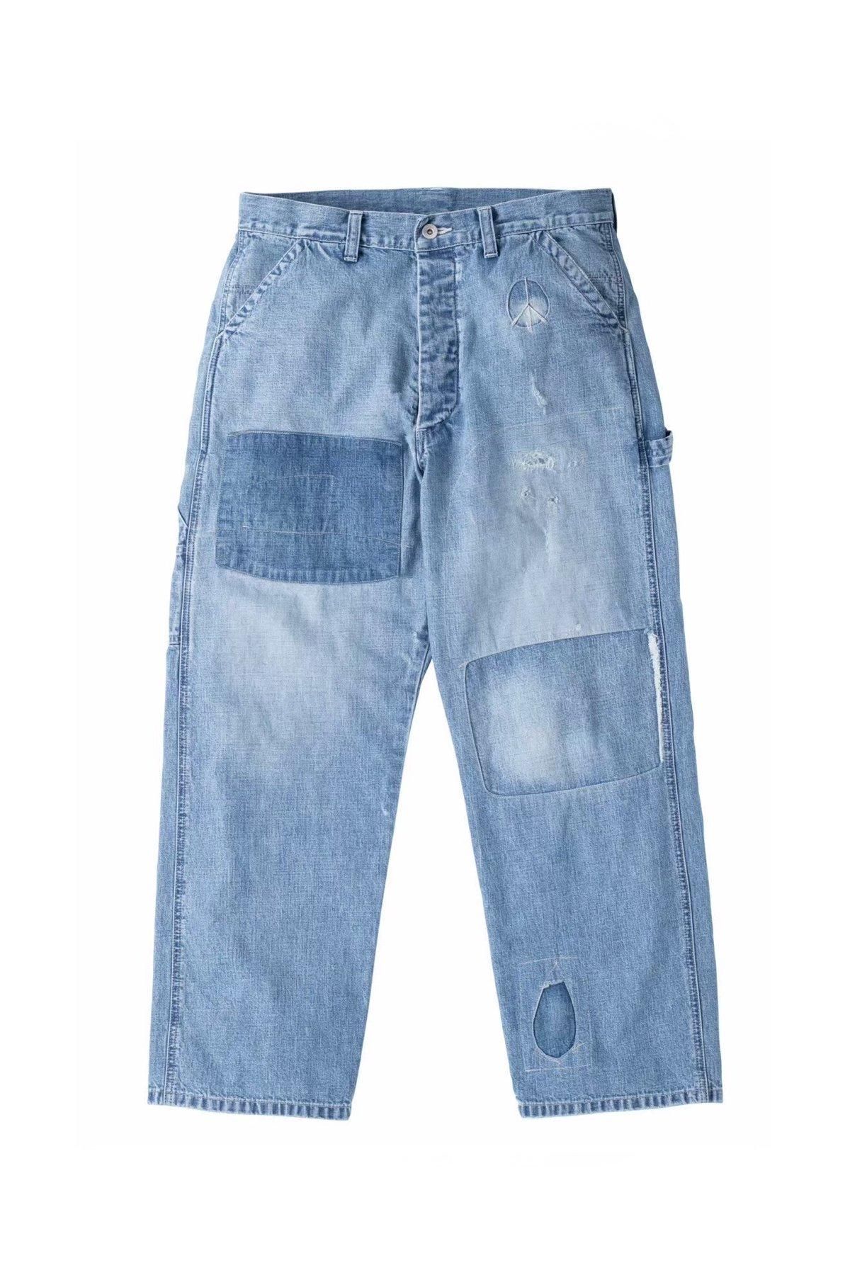 PORTER CLASSIC - CANNERY ROW DENIM PAINTER PANTS - BLUE PORTER CLASSIC - CANNERY ROW DENIM PAINTER PANTS - BLUE