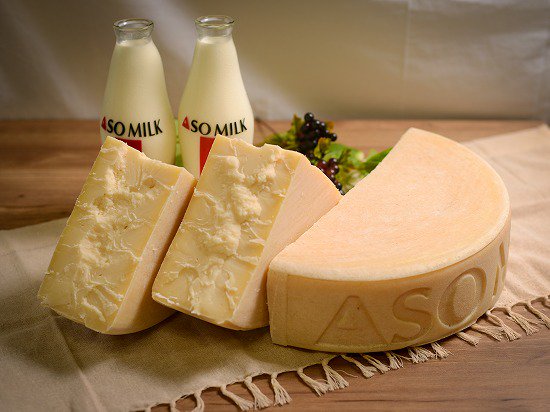 チーズ Aso Milk Cheese セミハード ホール 1 4 通販 熊本 阿蘇 国産