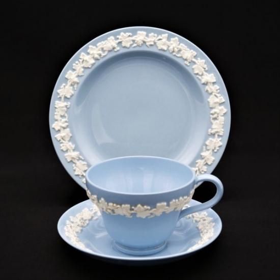 ウェッジウッド｜クイーンズウェアのトリオ（ティーカップ