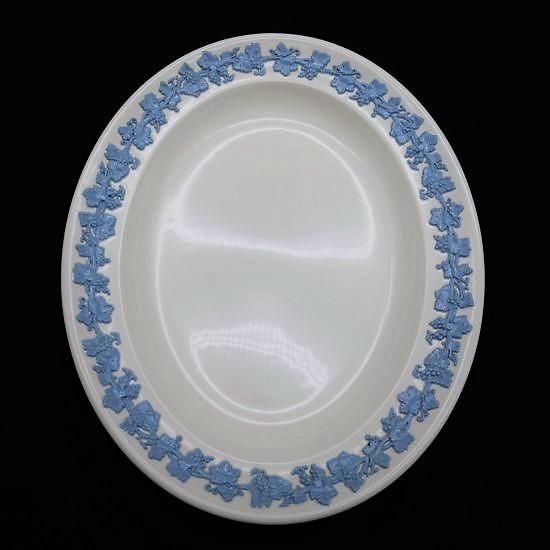 プレート 大皿 ☆ ウェッジウッド エンボスド クイーンズウェア WEDGWOOD - 【未使用美品】ウェッジウッド☆エンボスド