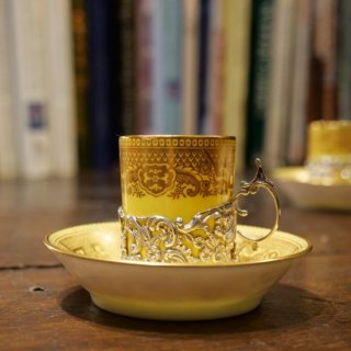 超美品！スターリングシルバー（純銀）英国貴族のコーヒーカップ＆ソーサー