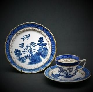 ブルーウィロー(Booths)金x藍x茶 - 英国 ヴィクトリアン ブルーウィロー(Booths)金x藍x茶 - 英国 ヴィクトリアン