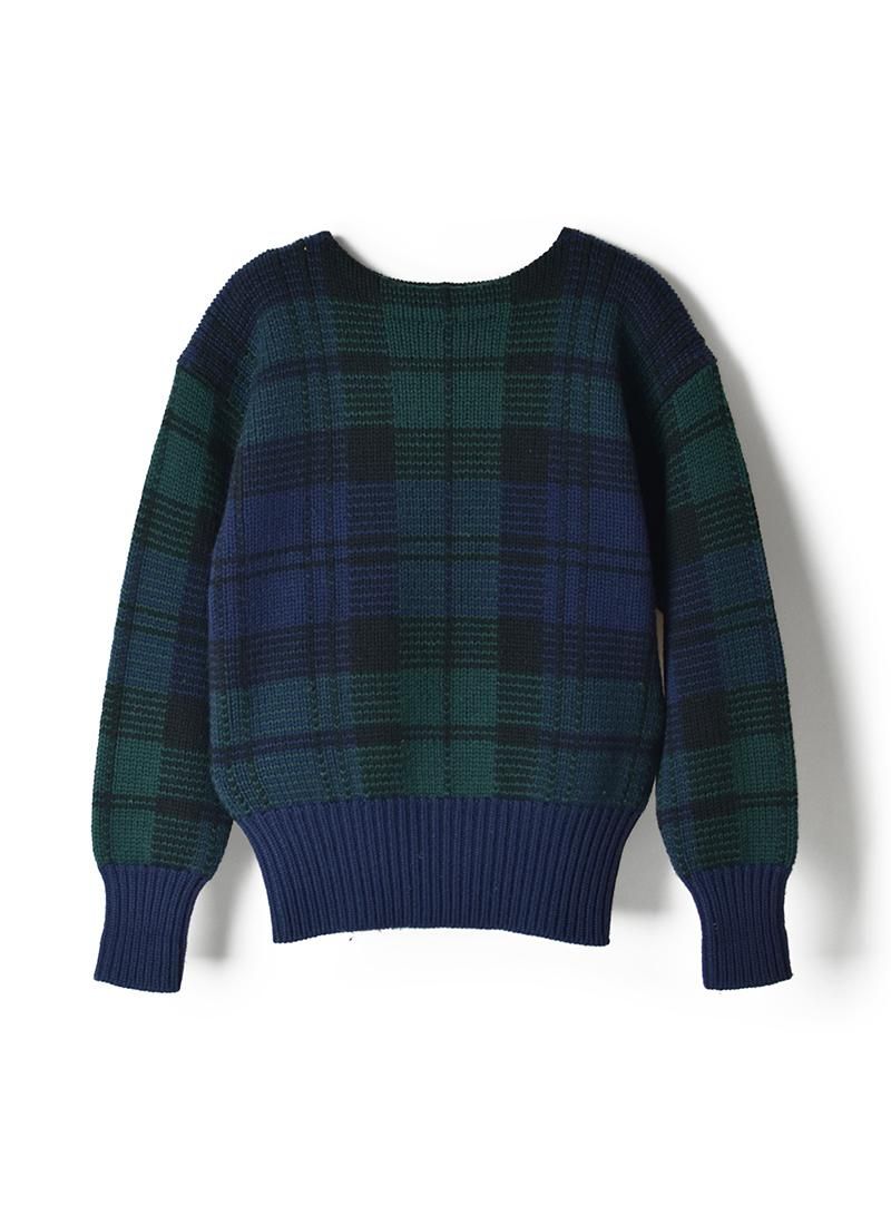 USED RALPH LAUREN Wool Check Sweater