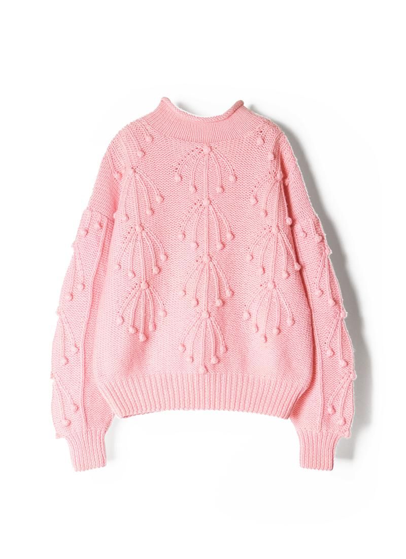 USED Wool Design Sweater