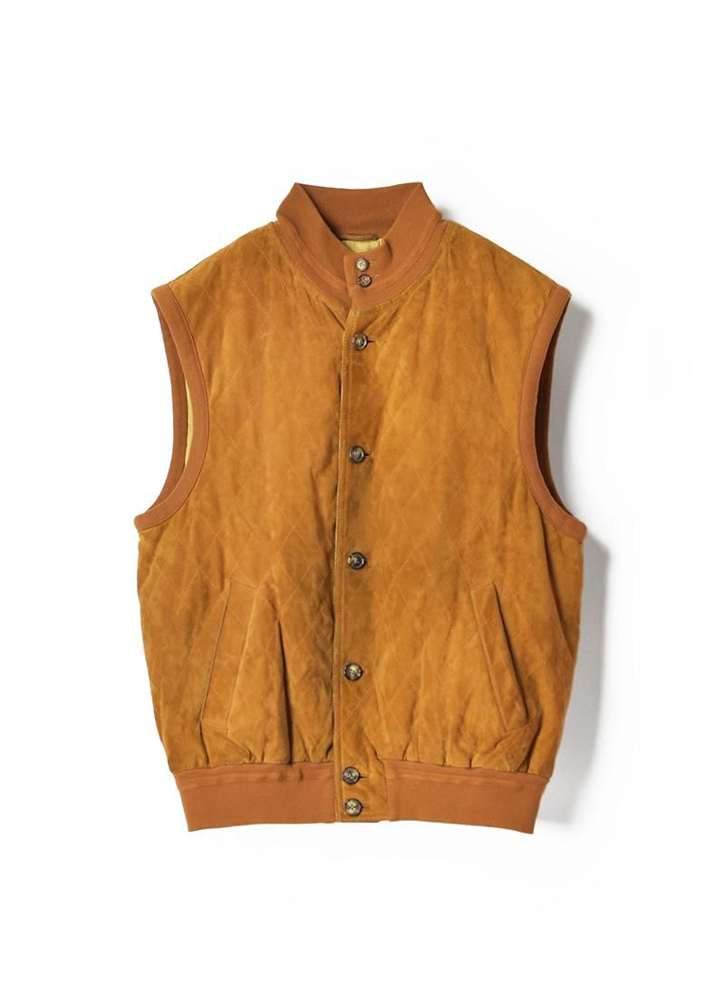 USED Quilted Leather Vest

