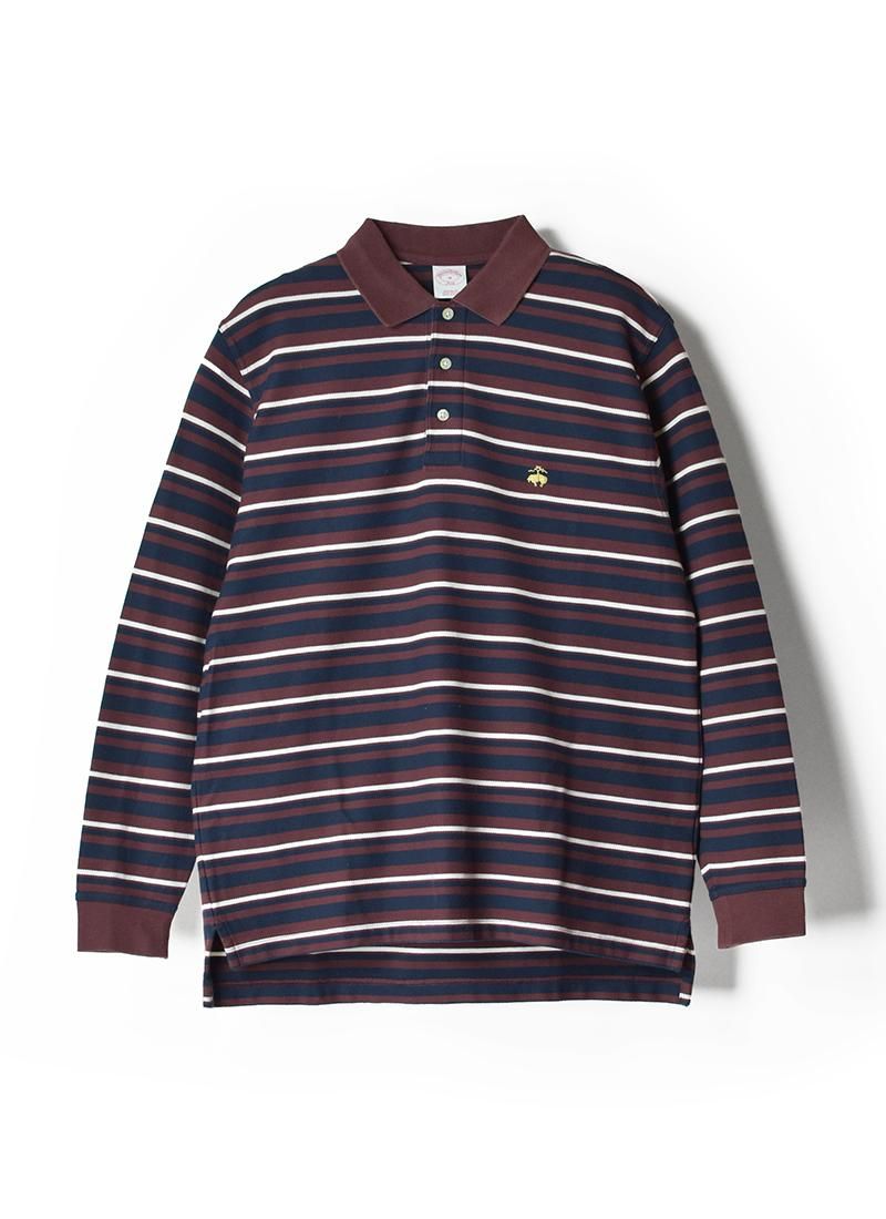USED BROOKS BROTHERS Multi Border Polo