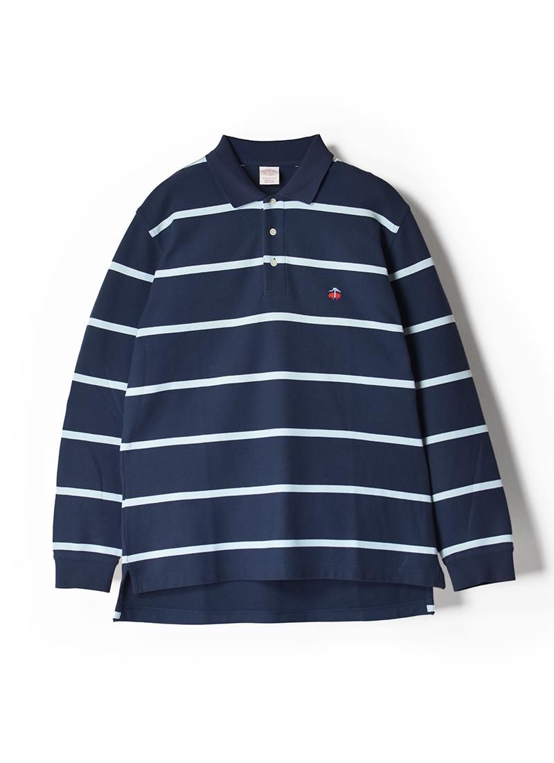 USED BROOKS BROTHERS Multi Border Polo