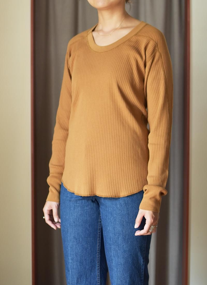 【未使用品】MEYAME OBLONG NECK RIB PULLOVER MEYAME Oblong Neck Rib Pullover