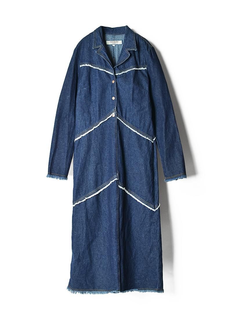USED Denim Long Coat 