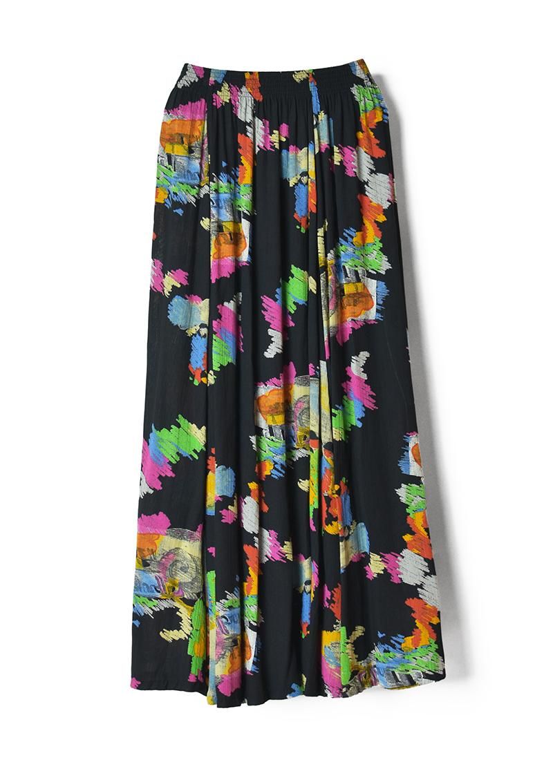 USED Art Print Long Skirt