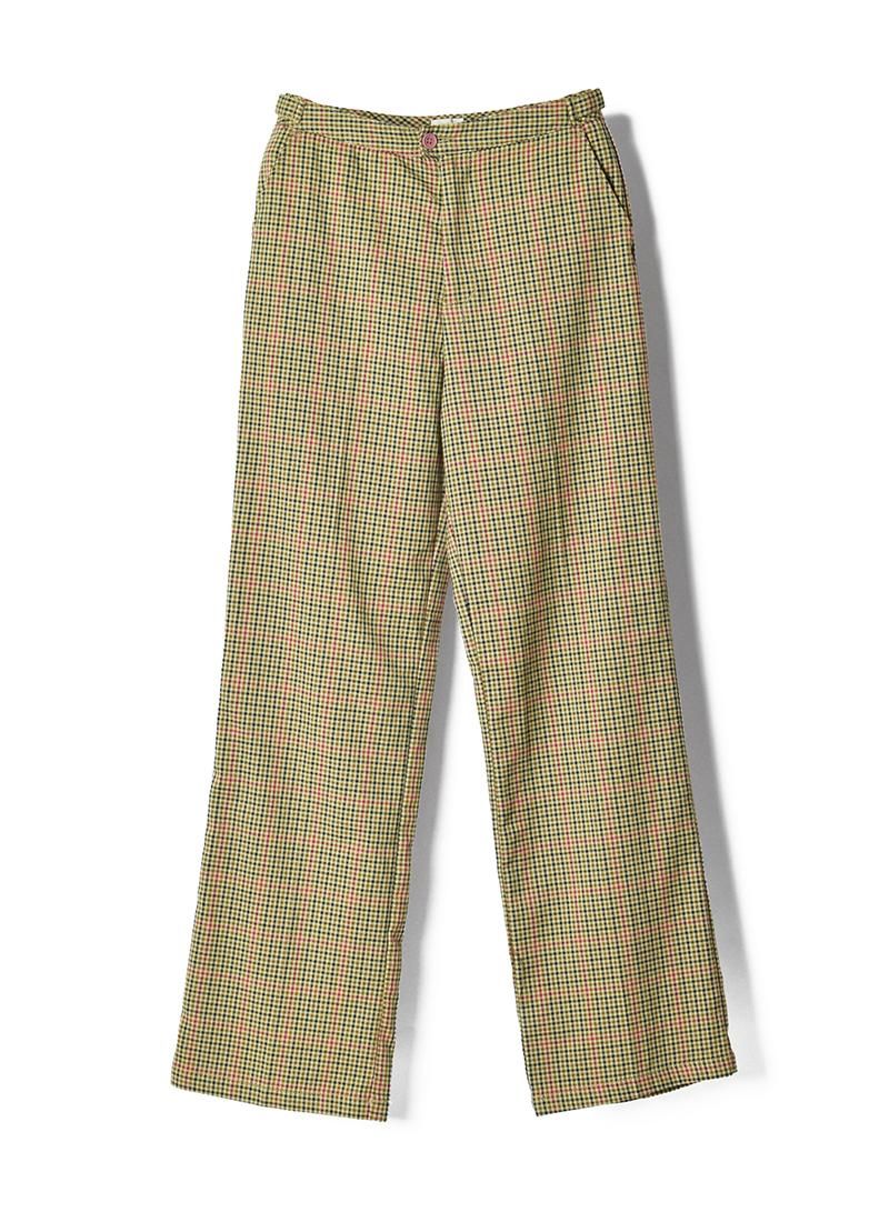 USED Checked Slacks