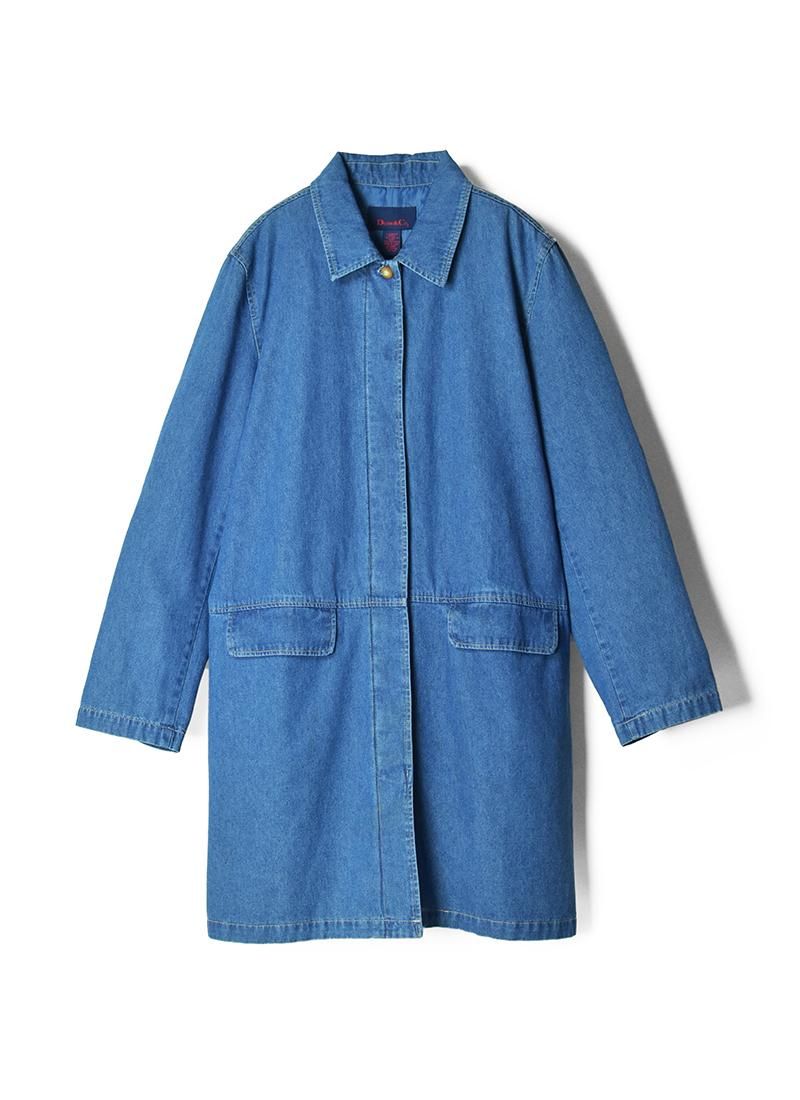 USED Denim Duster Coat