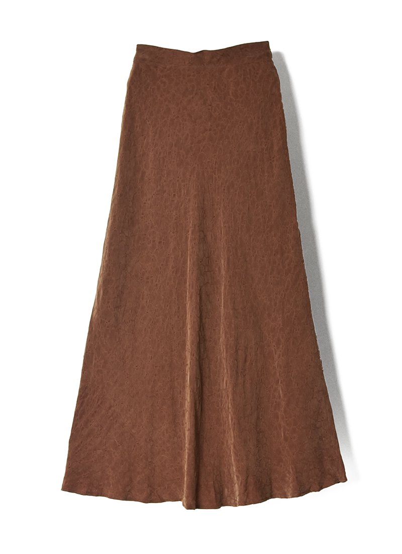 USED Floral Design Long Skirt
