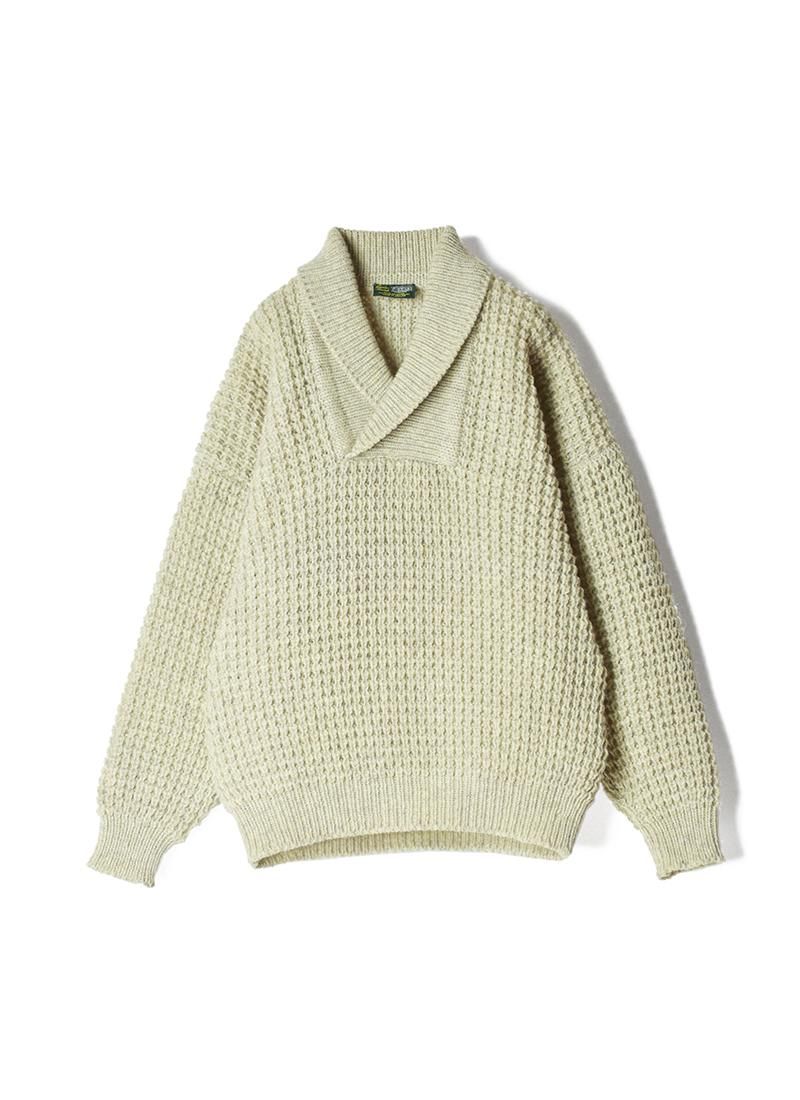 USED IRELAND Shawl Color Knit Sweater
