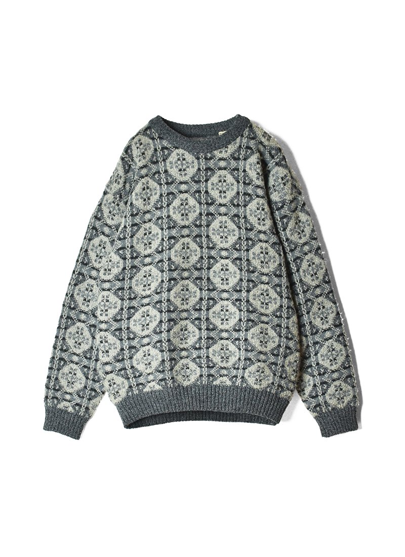 USED Geometric Pattern Wool Knit