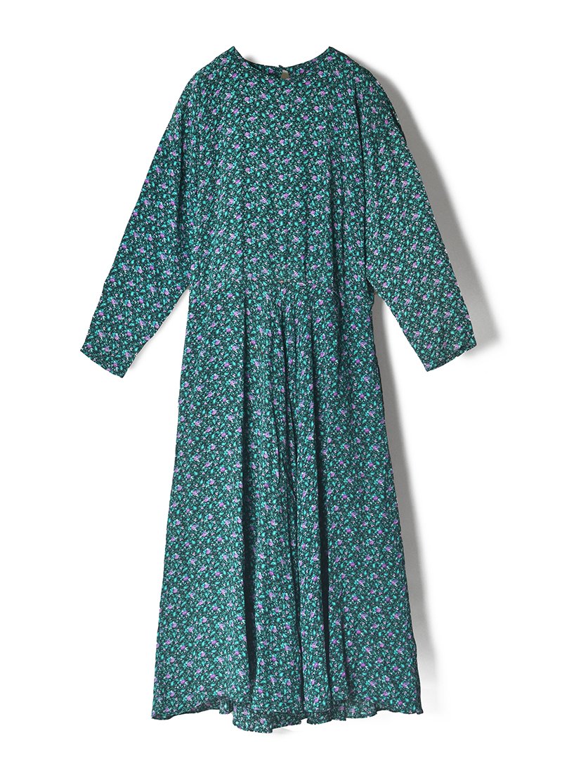 USED Rayon Floral Print Dress No.4