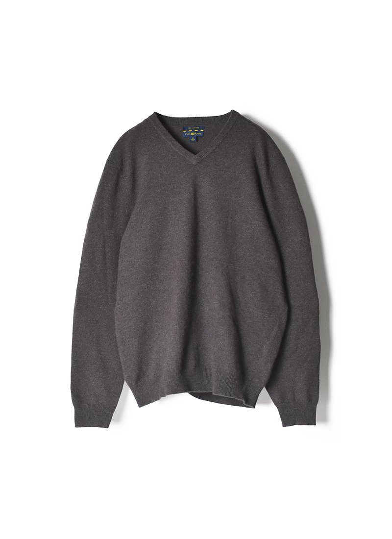 USED Cashmere V-Neck Sweater