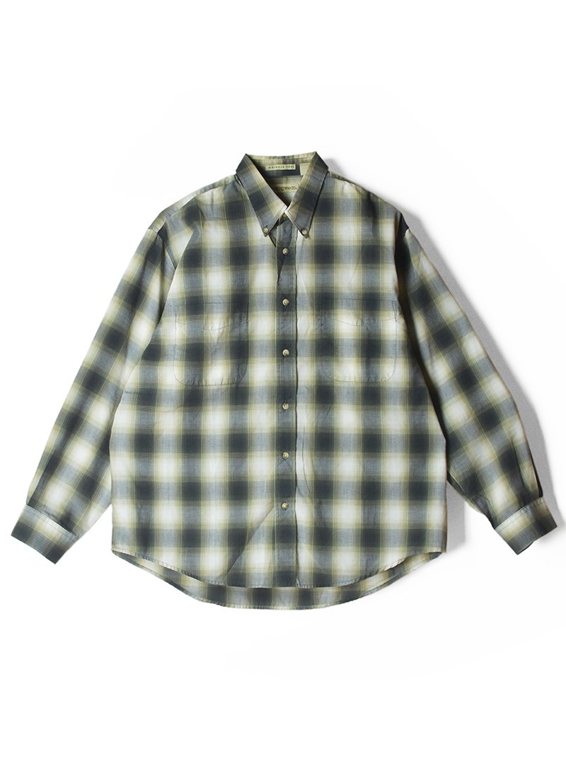 USED Ombre Check B.D.Shirt