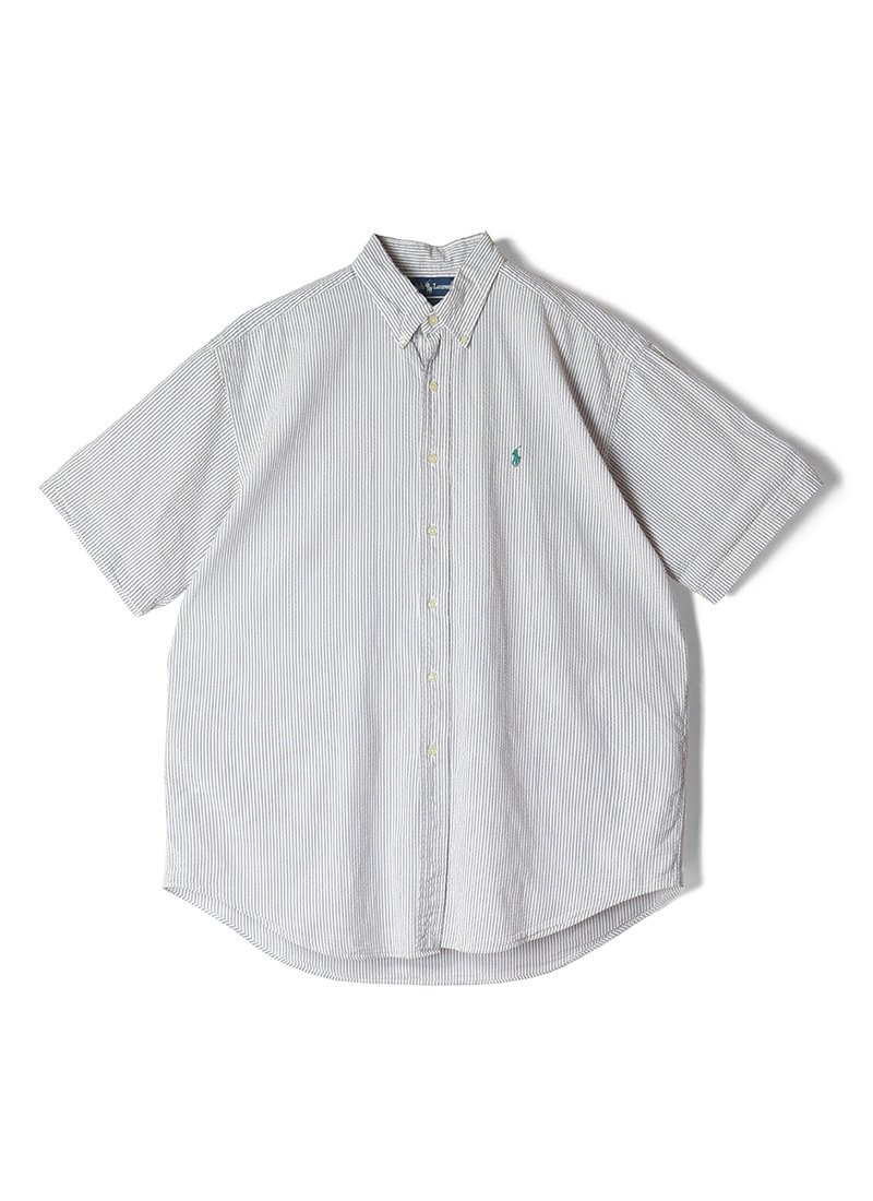 USED RALPH LAUREN Seersucker B.D.Shirt S/S