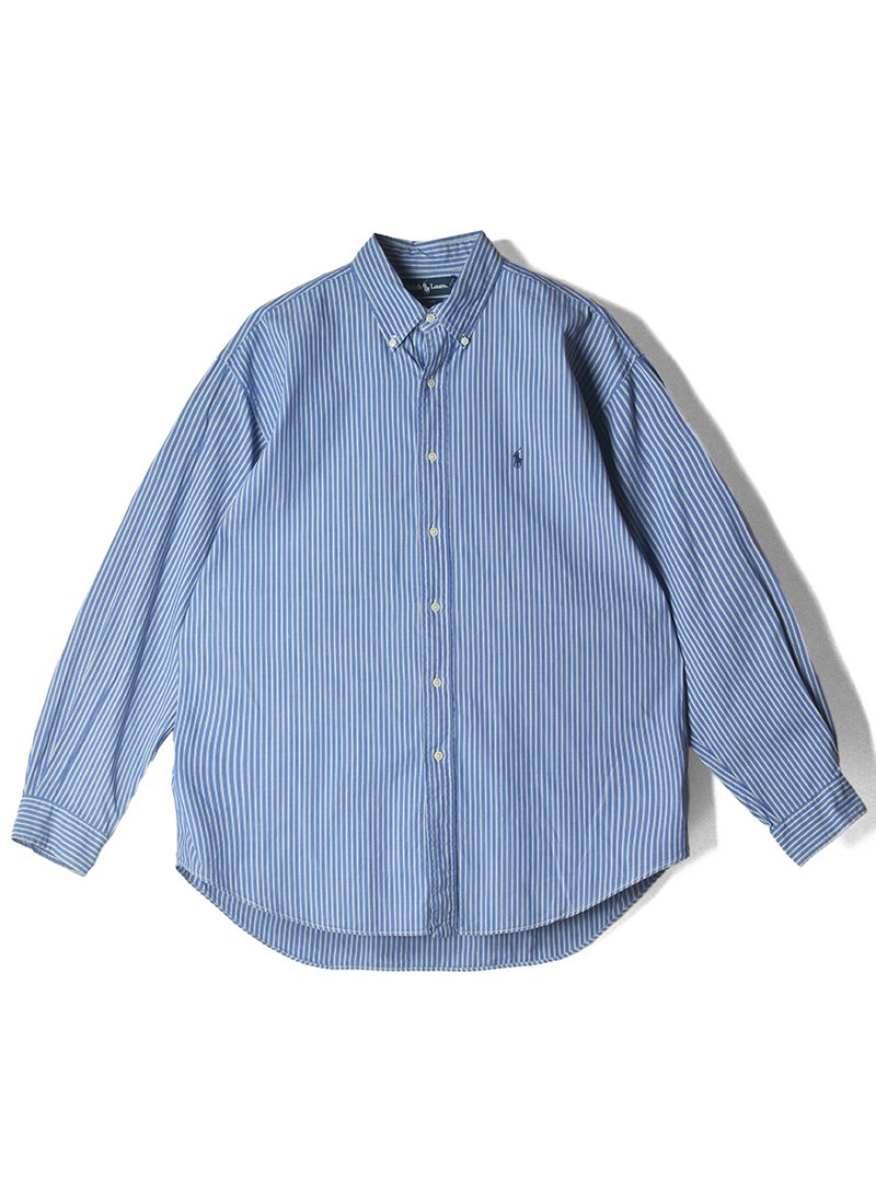 USED RALPH LAUREN Stripe B.D.Shirt No.32
