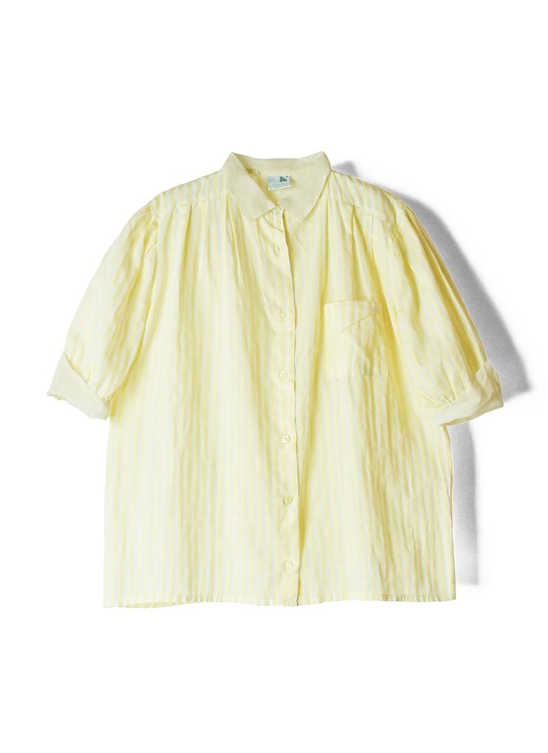 USED Striped Design Blouse