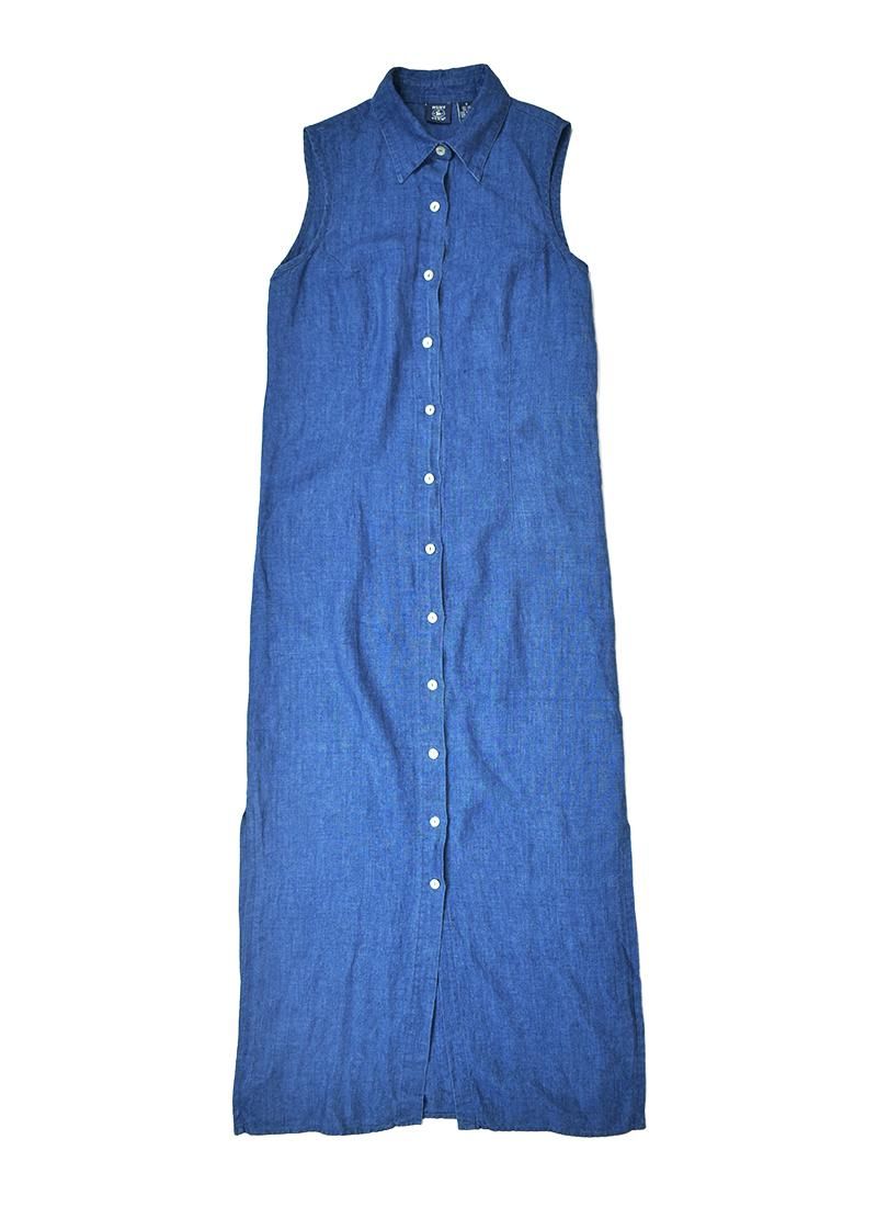 USED Sleeveless Linen Dress 
