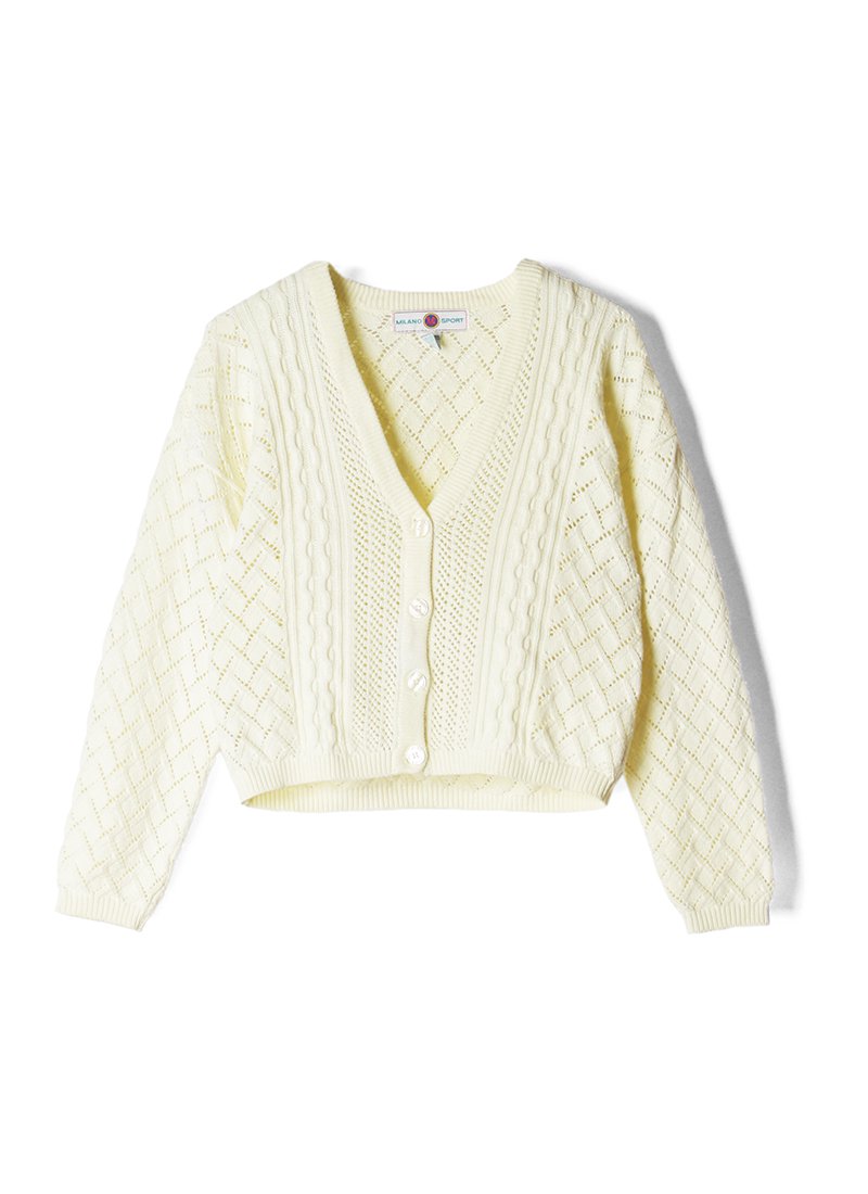 USED Cotton Knit Cardigan AG-18