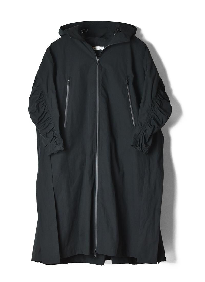QUWAGI Hooded Long Coat