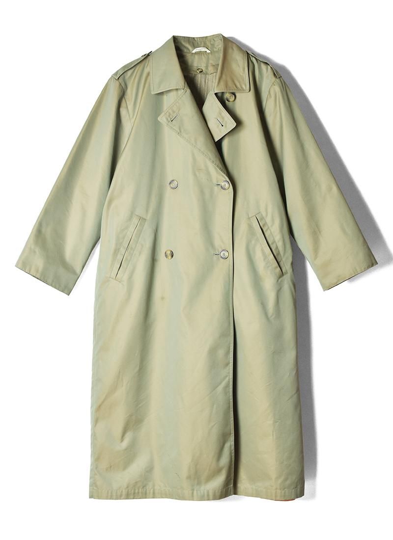 USED Long Trench Coat With Liner AJ-17