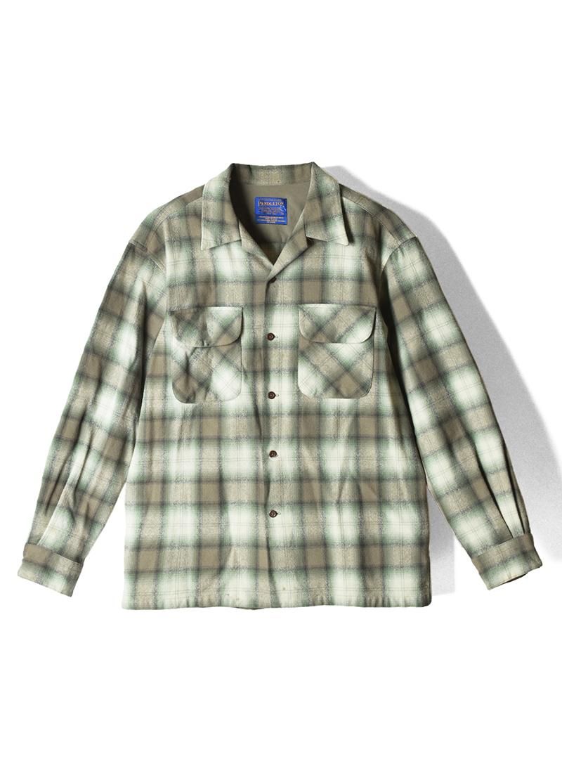 USED PENDLETON Box Wool Shirt AN-1