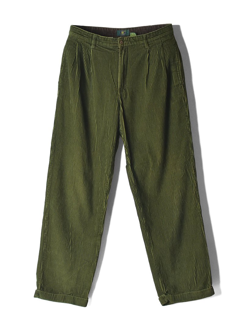 USED Two-Tuck Corduroy Pants AM-46