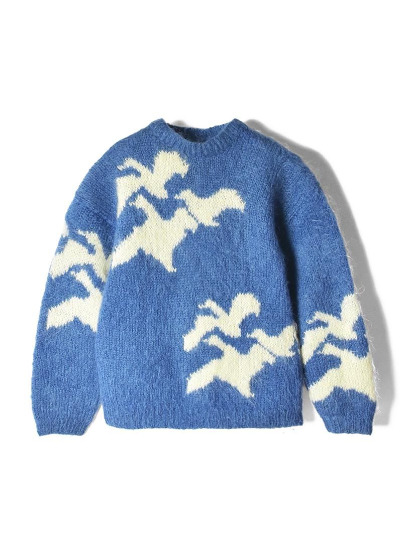 USED Designed Mohair Knit Pullover AO-19