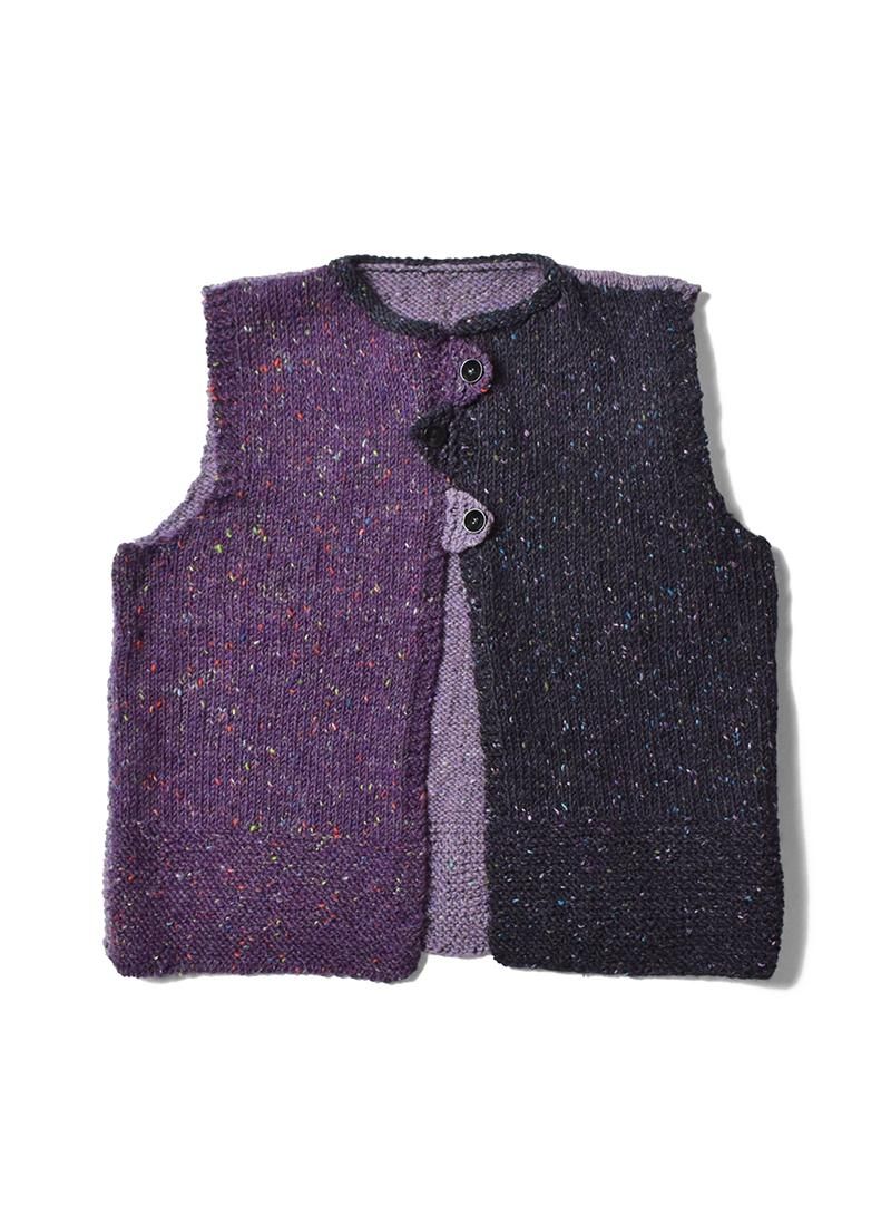 USED Designed Wool Knit Vest AO-3