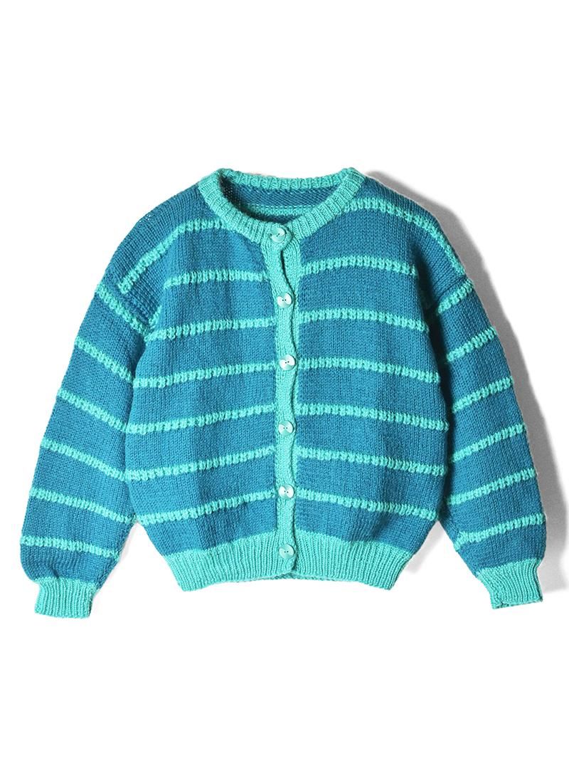 USED Desiged Wool Knit Cardigan AO-11