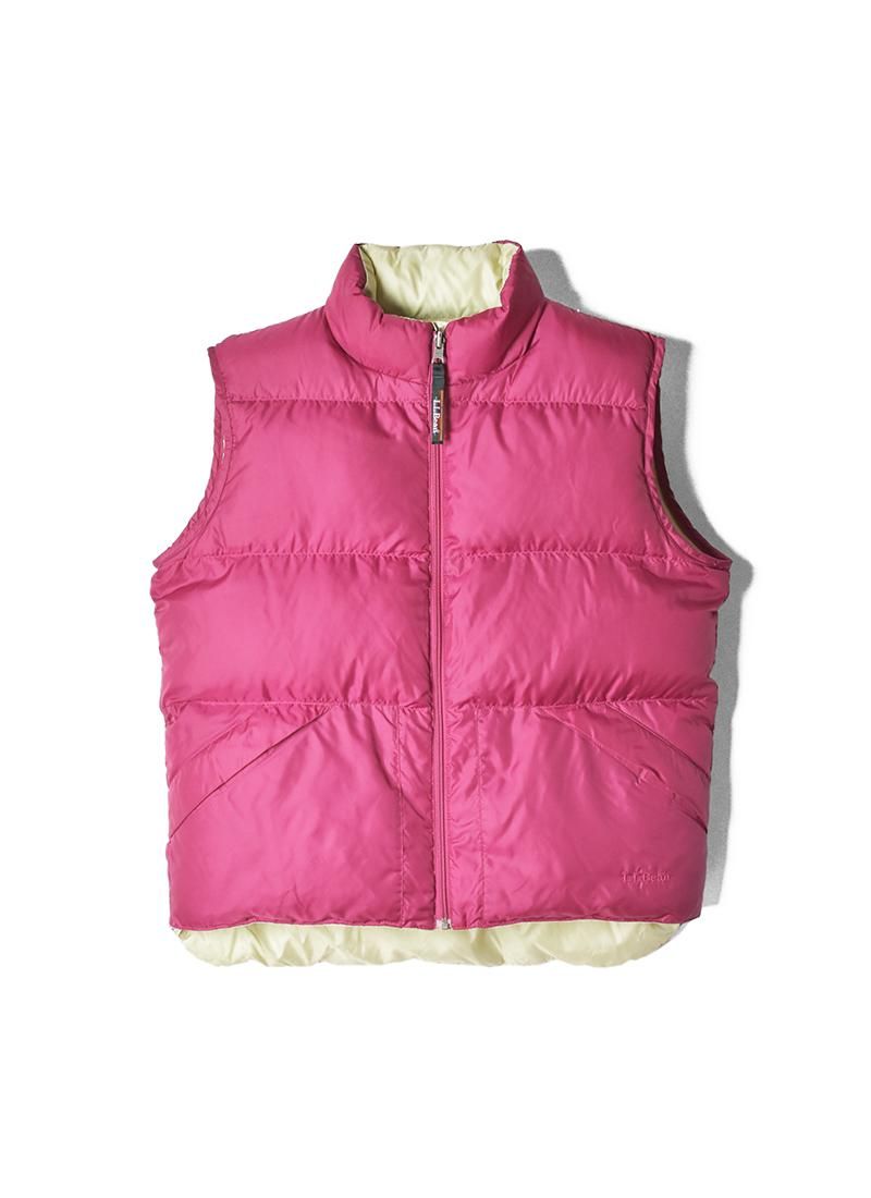 USED L.L.BEAN Reversible Goose Down Vest AR-36