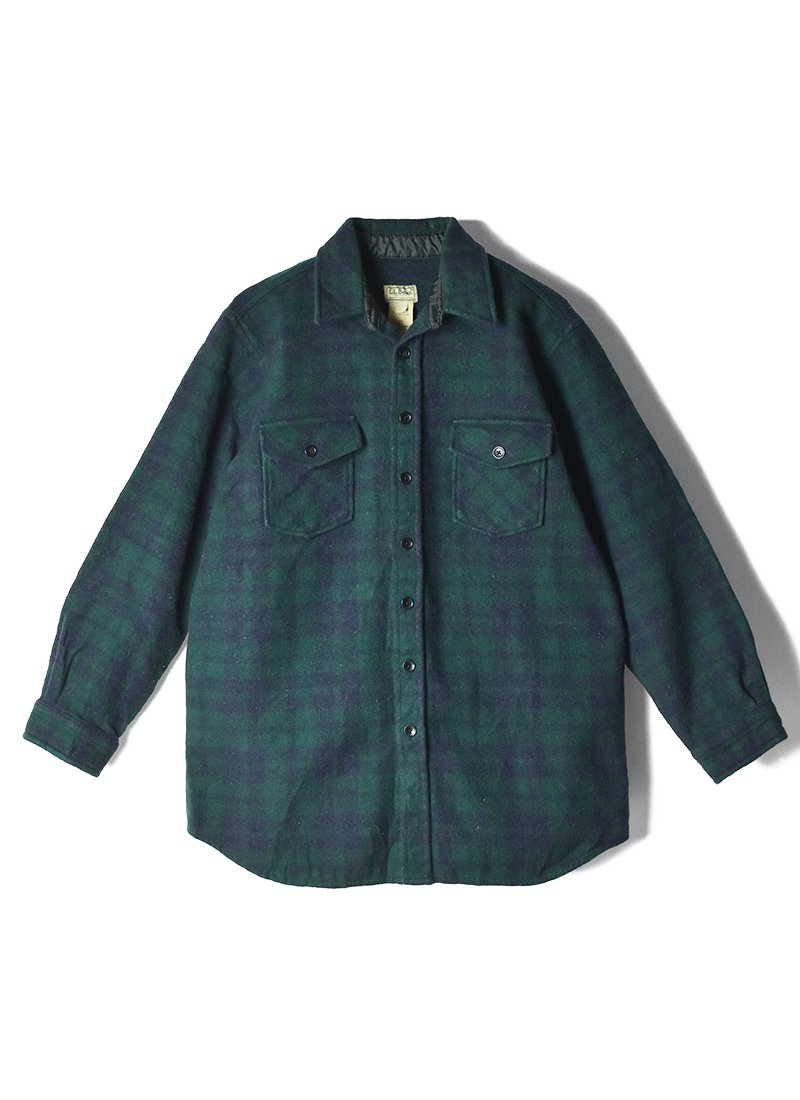 USED L.L.BEAN Wool C.P.O. Shirt AQ-17