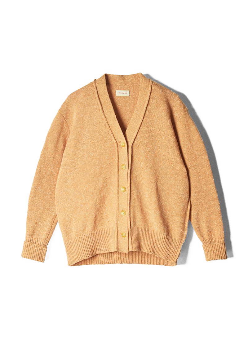 MEYAME Cotton Tweed Out-Linking Cardigan