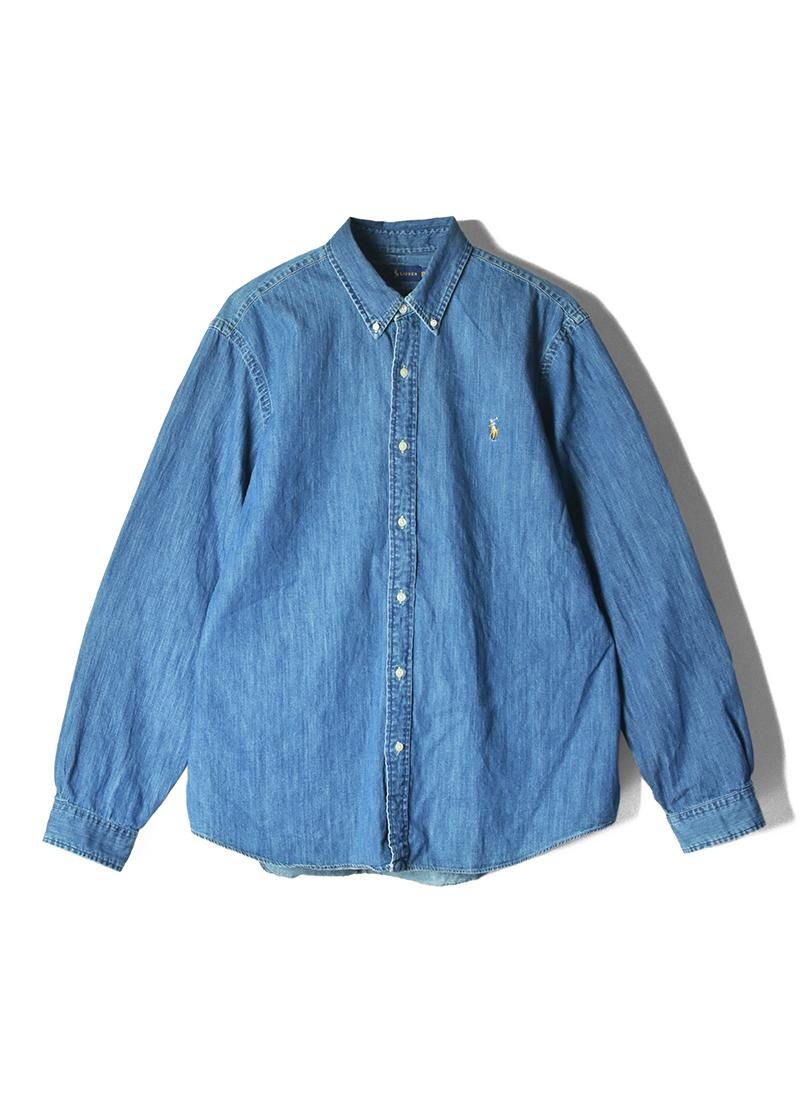 USED RALPH LAUREN Denim B.D.Shirt AT-25