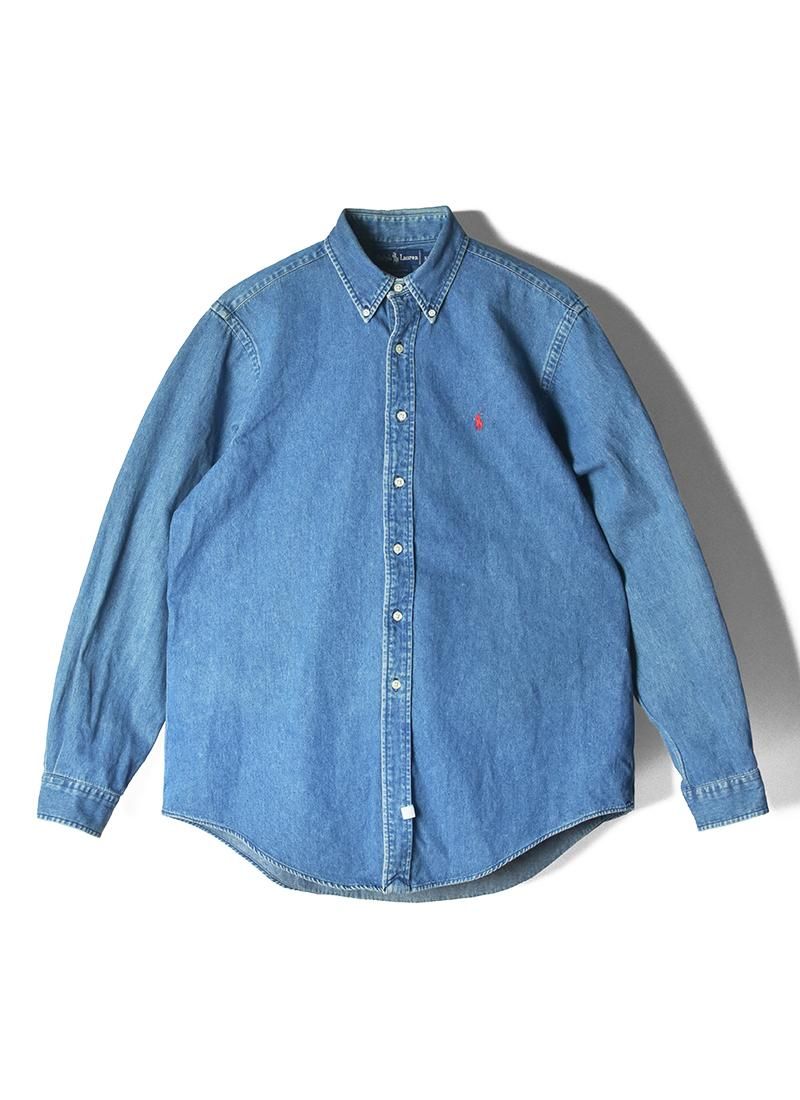 USED RALPH LAUREN Denim B.D.Shirt AT-24