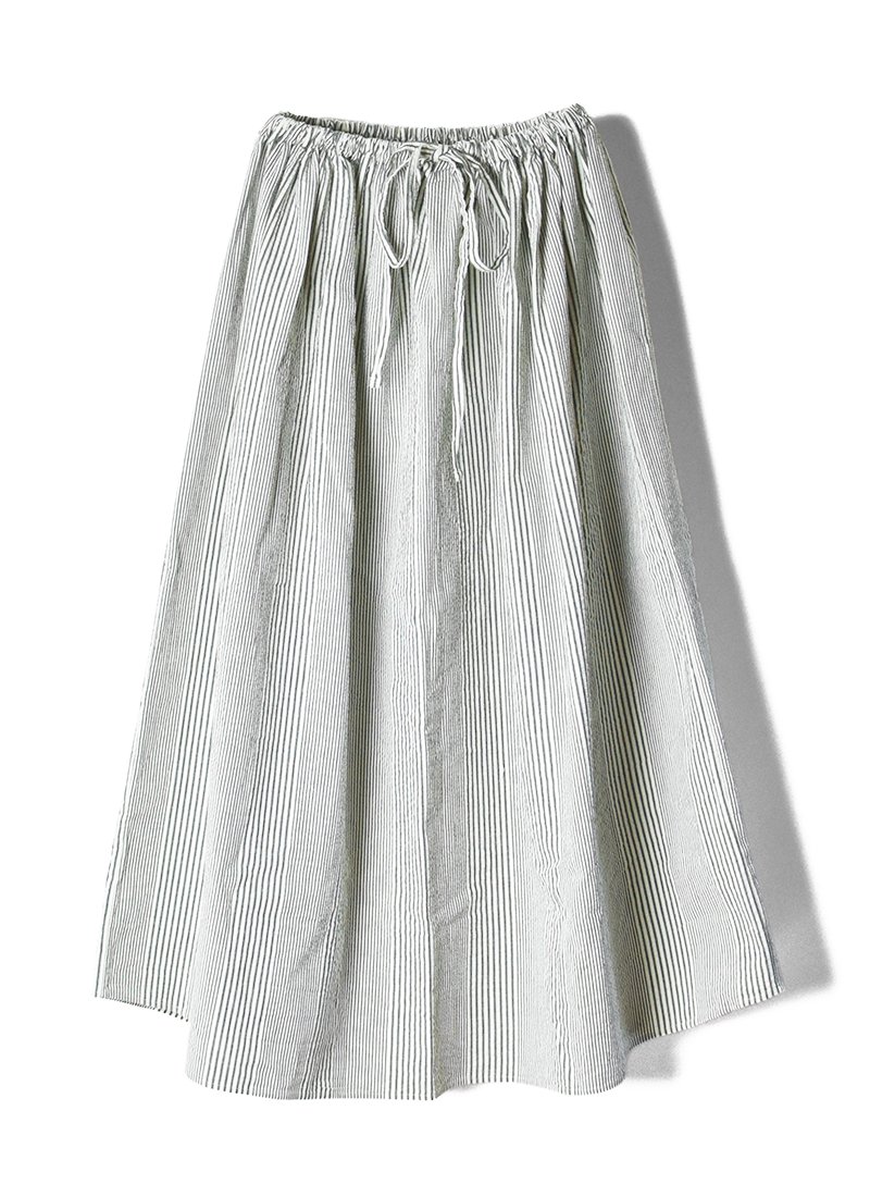 MEYAME Striped Long Skirt