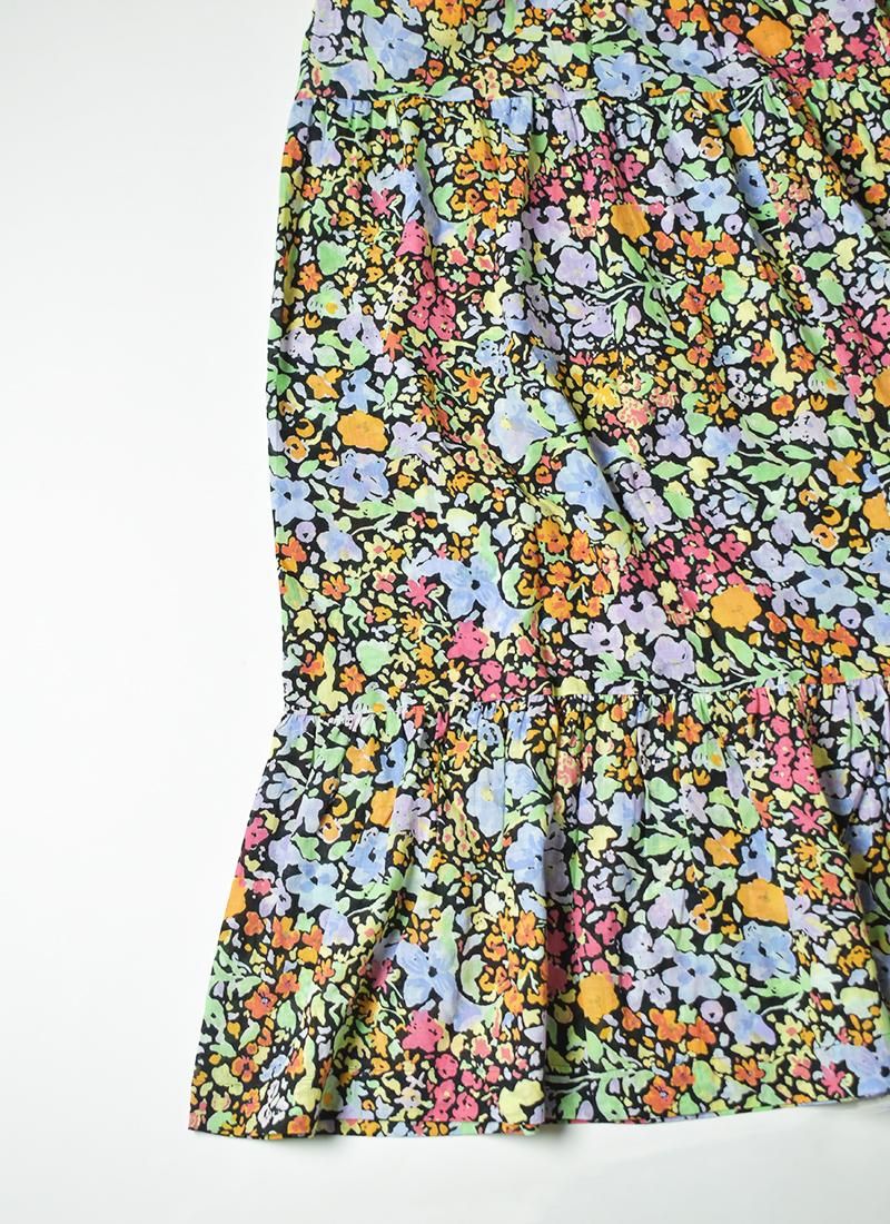 Mii Collection Printed Cotton Long Dress
