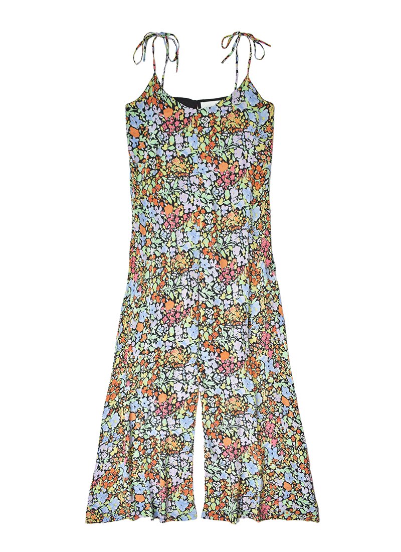 Mii Collection Flower Printed Jumpsuit
