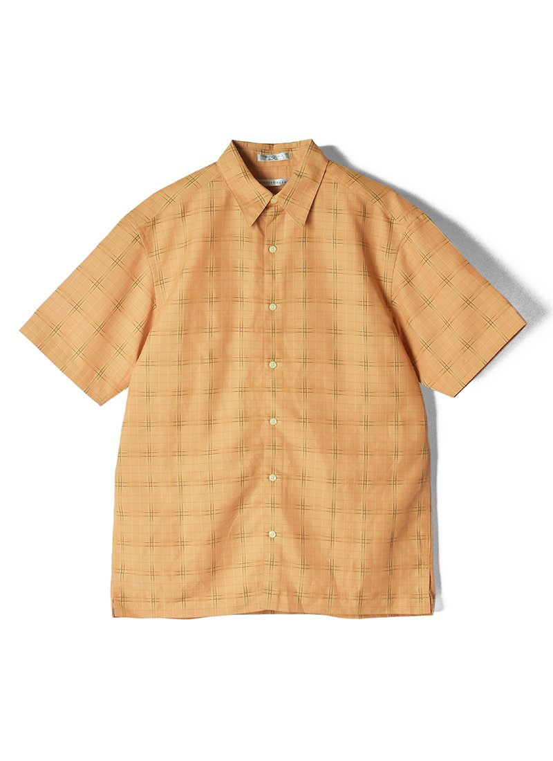 USED GEOFFREY BEENE Rayon Check Shirt BI-18