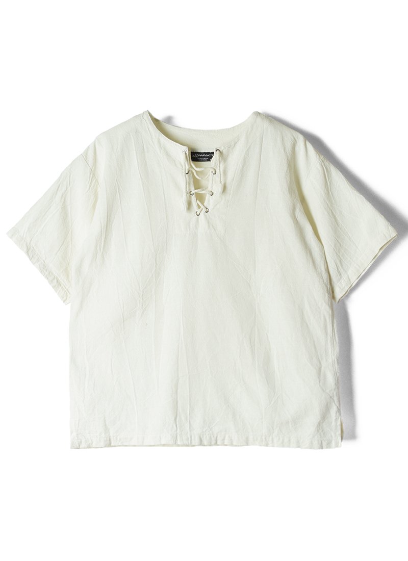USED Cotton Pullover Shirt BK-15