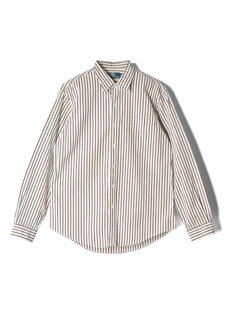 USED RALPH LAUREN Stripe Shirt BL-32
