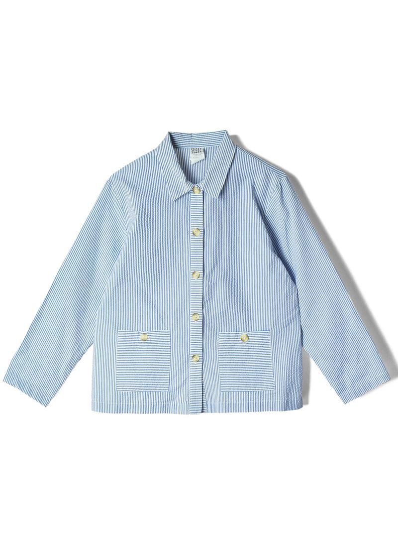 USED Seersucker Light Jacket BK-12