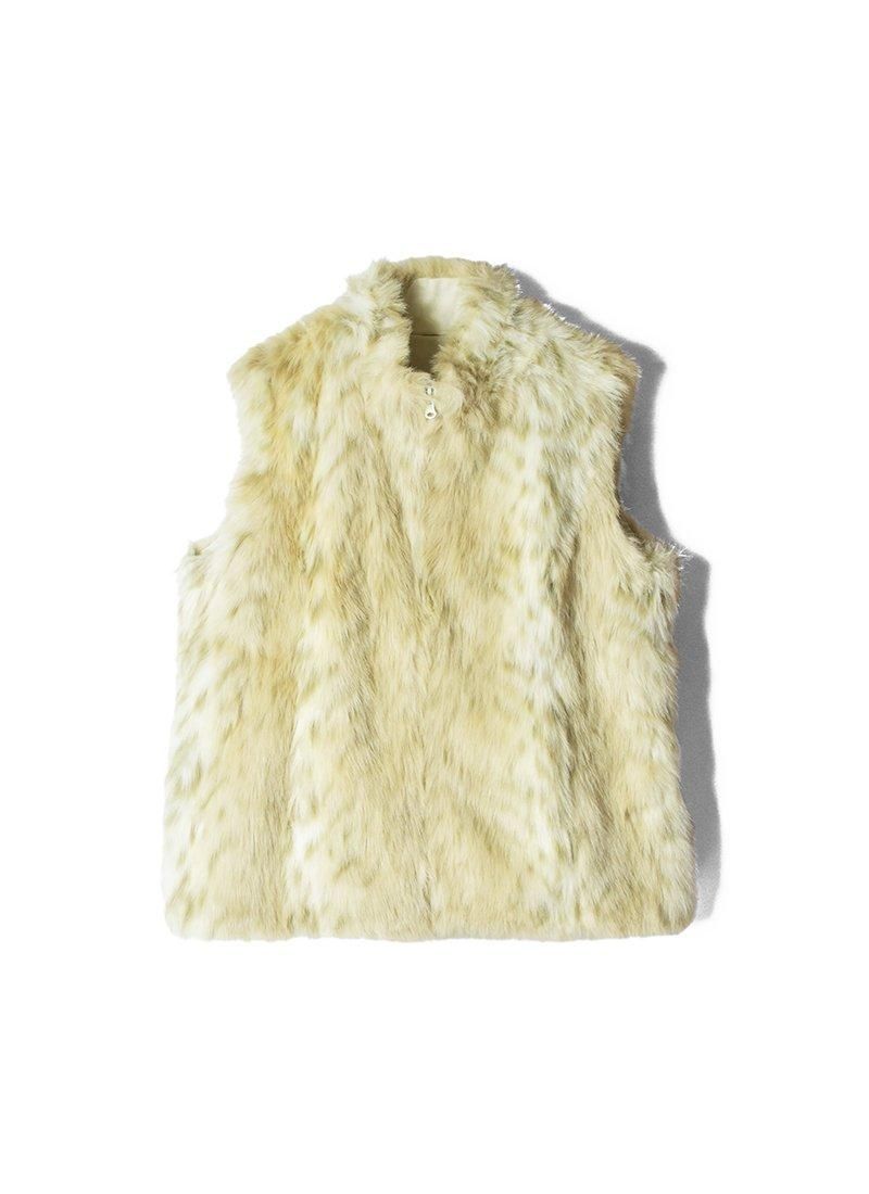 USED Reversible Eco Fur Vest AP-8